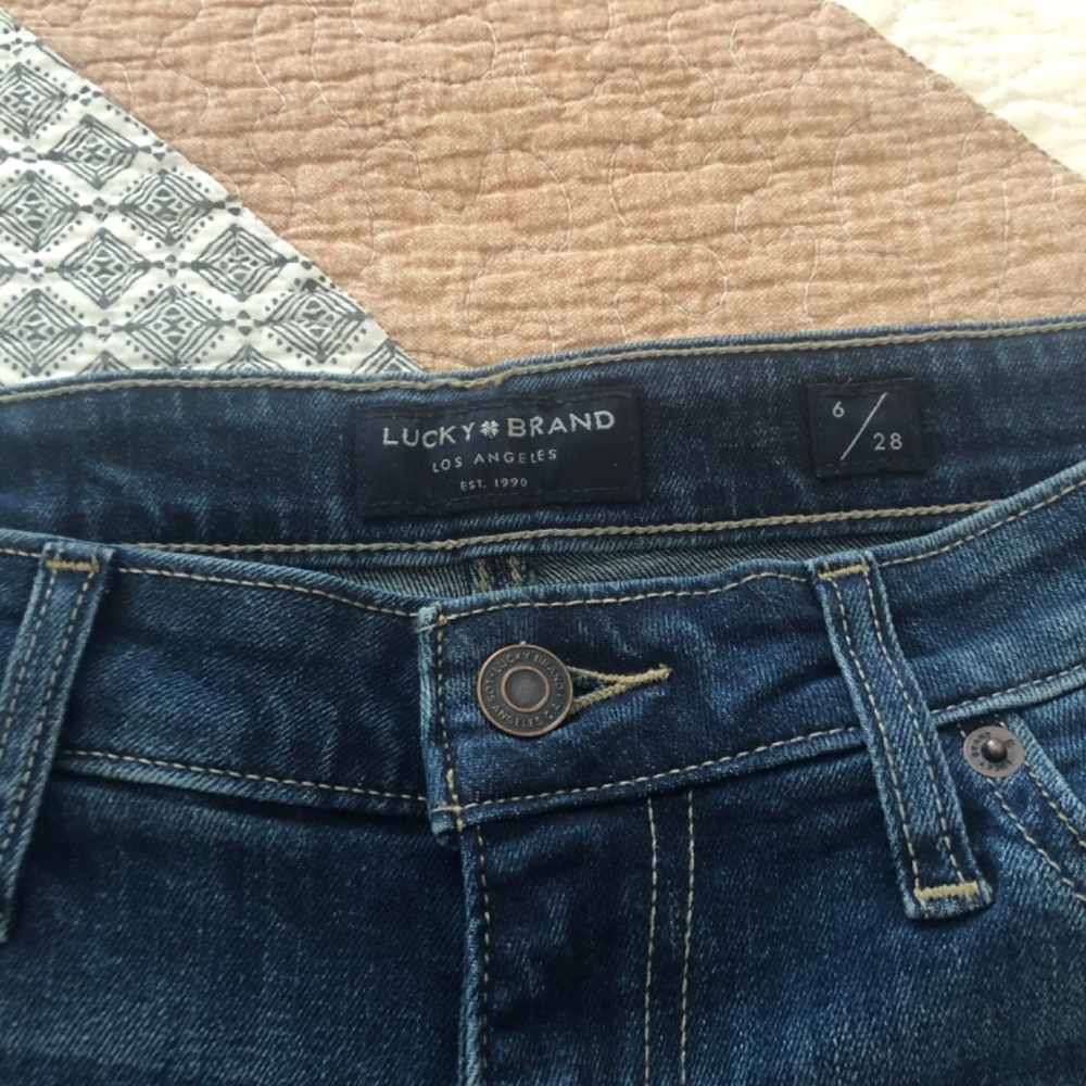 Liz Claiborne Gray Denim Capris & Lucky Brand Bermuda Denim Shorts - Picture 8 of 13
